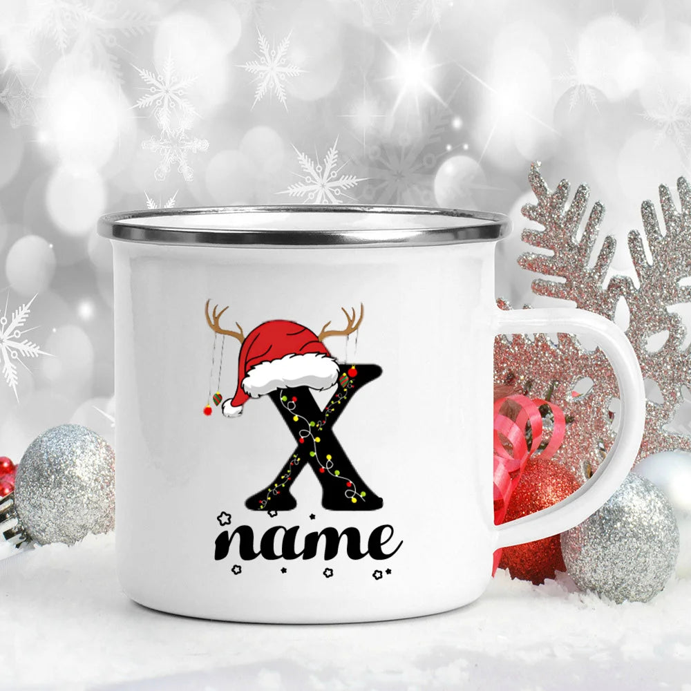 Personlized Christmas Cup Initial