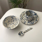 Navy Blue Breakfast Set