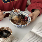Navy Blue Breakfast Set