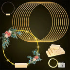 Gold Wreath Wooden Base