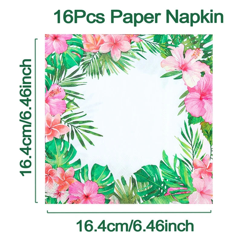 Hawaii Aloha Hawaiian Disposable Tableware