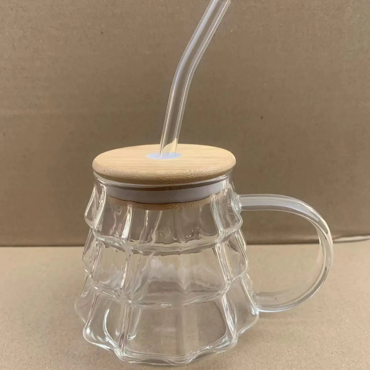 Christmas Tree Glass Mug