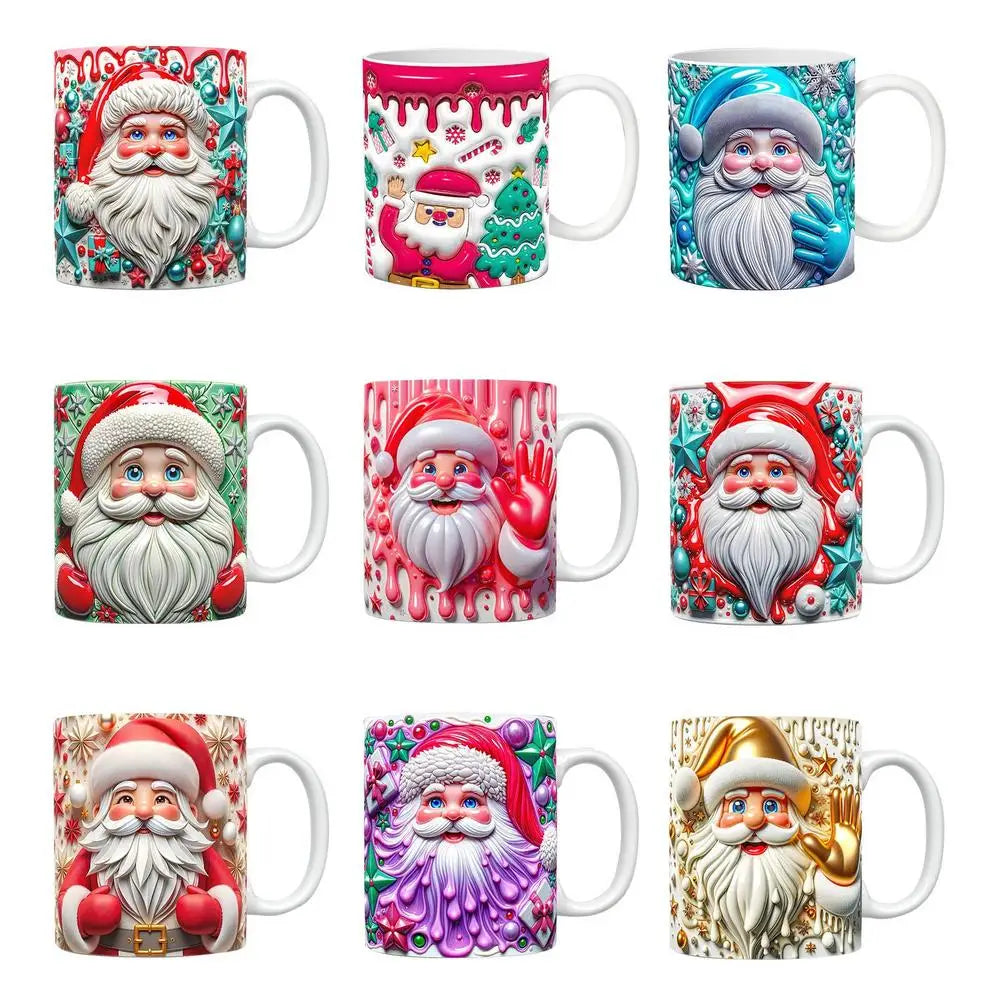 Christmas Mug Santa Mousse