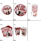 Halloween Bloody Disposable Tableware