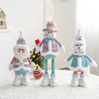 Christmas decorations - Santa Claus, snowmen, and reindeer, holiday decorations for Christmas, birthday parties, and holidays